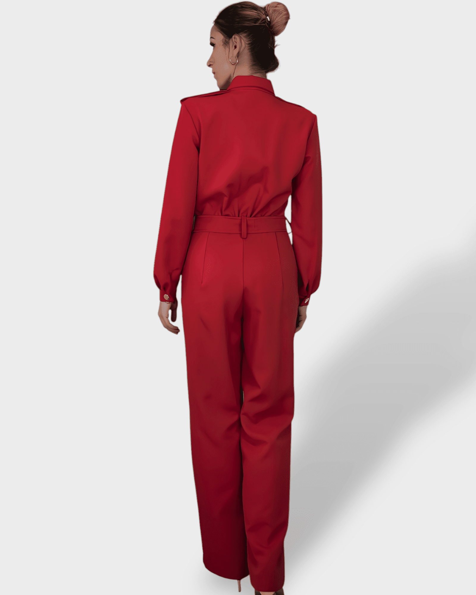 Jumpsuit Elegance Red Suranska Shop 