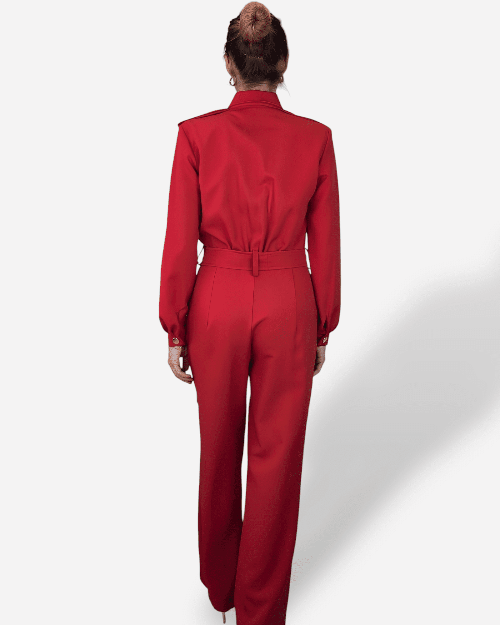 Jumpsuit Elegance Red Suranska Shop 