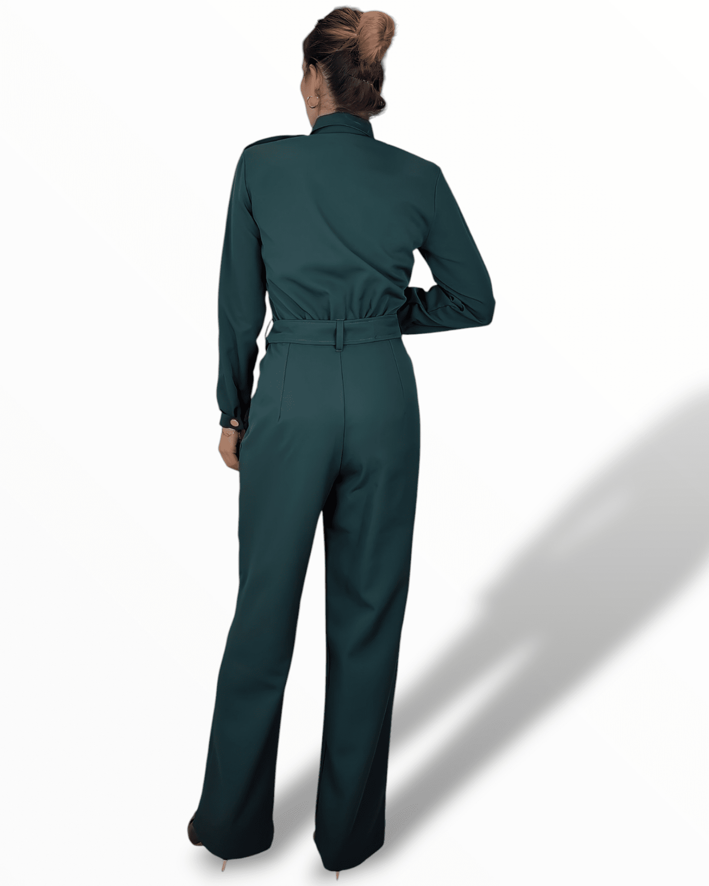 Jumpsuit Elegance Dark Green Suranska Shop 