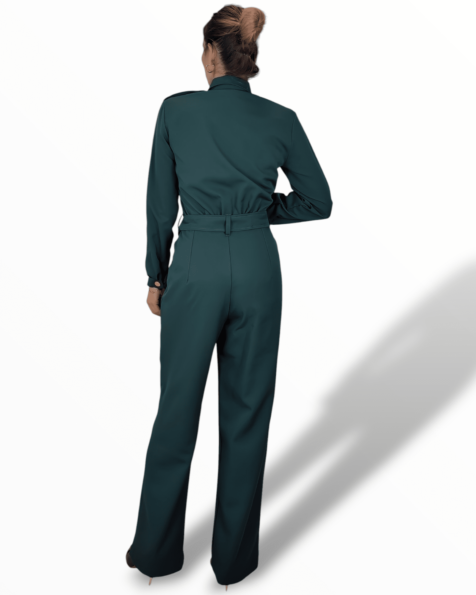 Jumpsuit Elegance Dark Green Suranska Shop 