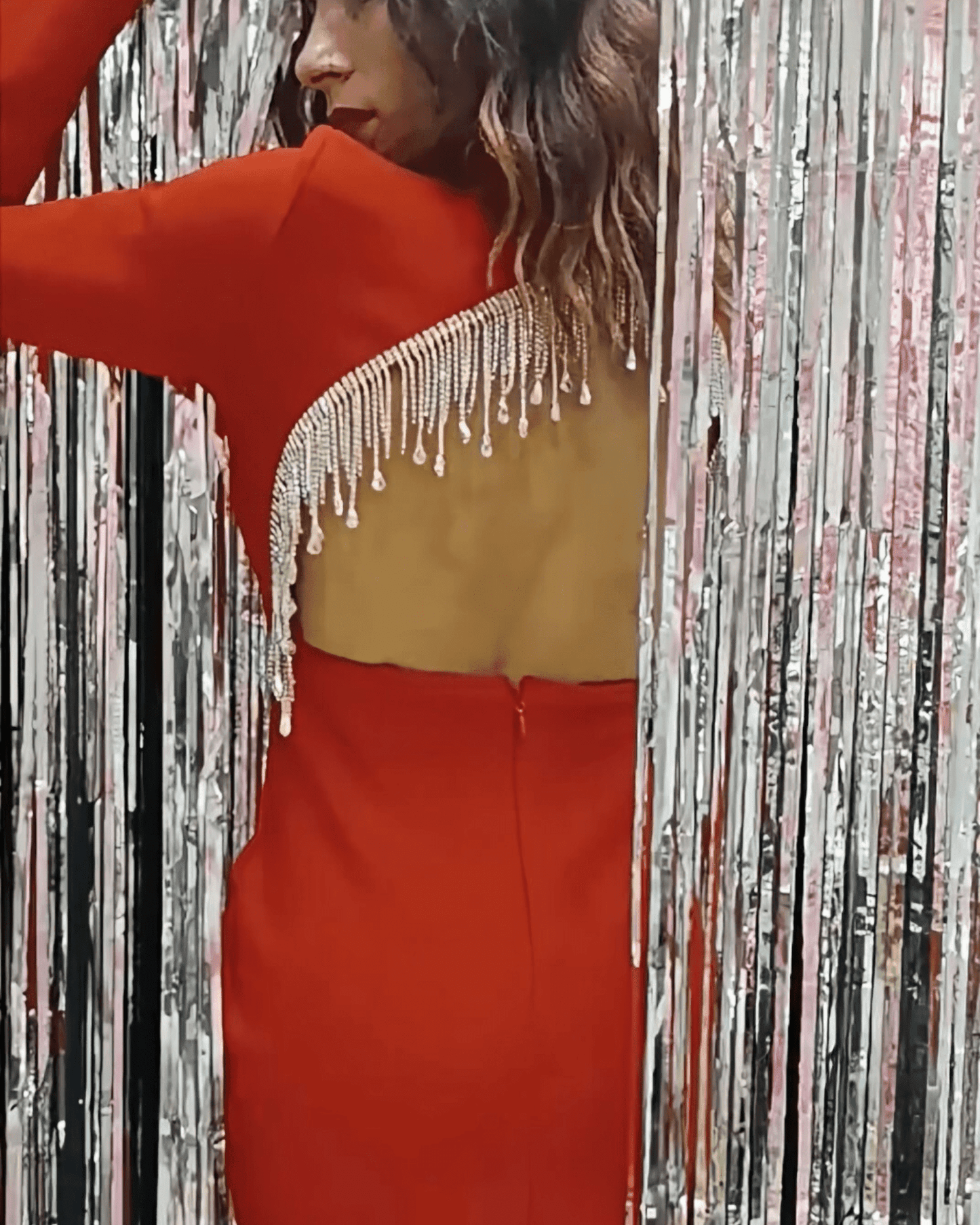 Dress Grace with rhinestone chains dress Suranska Shop 