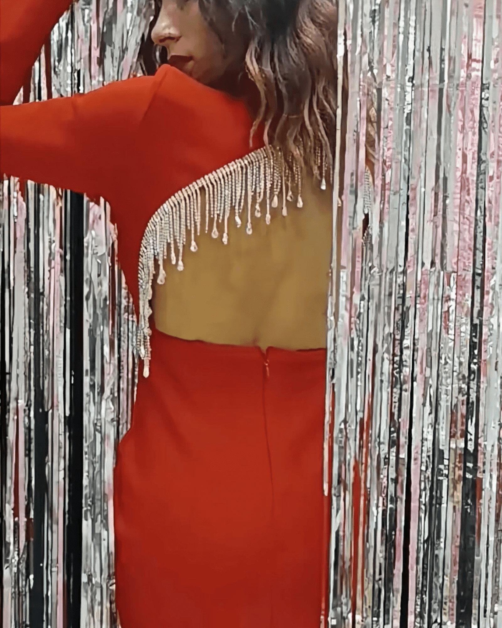 Dress Grace with rhinestone chains dress Suranska Shop 