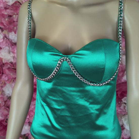 Bodysuit Lea green Suranska Shop 